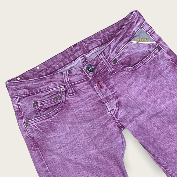 Replay Ladies’ Pink/Purple Low Rise Bootcut Jeans - Picture 8 of 15